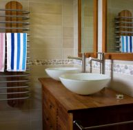 Décoration exotique pour la salle de bain
